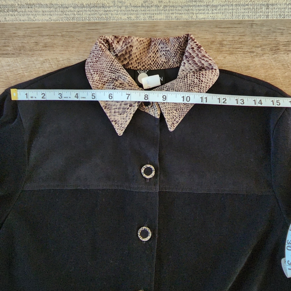 Vintage Black First Option Jacket/Shacket - Picture 9 of 11